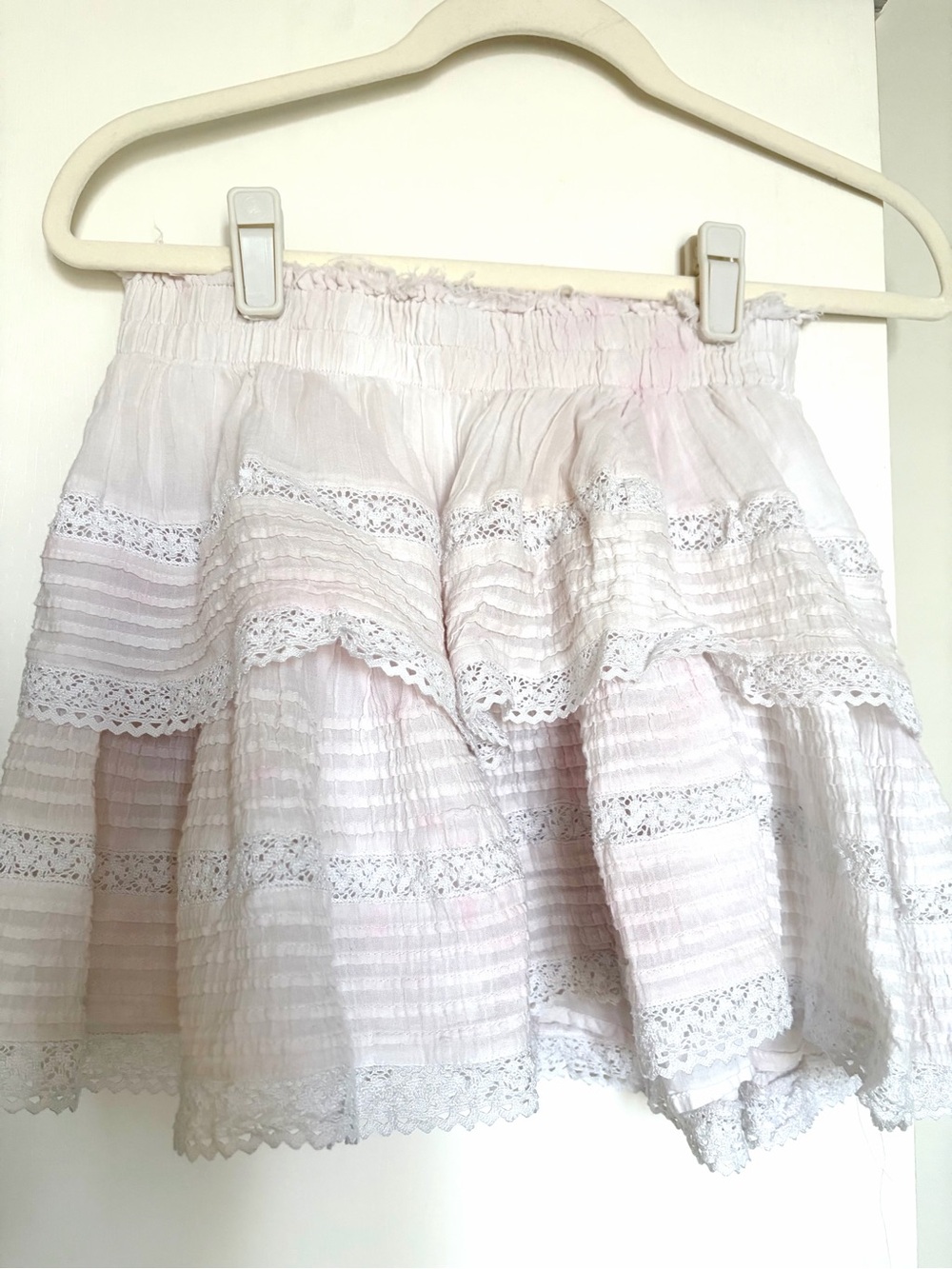 AERIE Rock ‘n’ Roll Skirt - pink/white